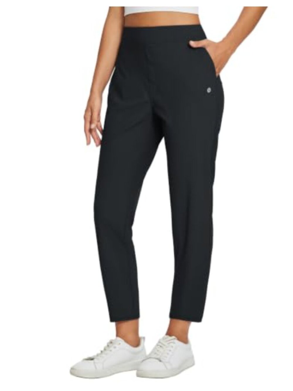 Women's Stretch Travel Pants with Zip Pockets